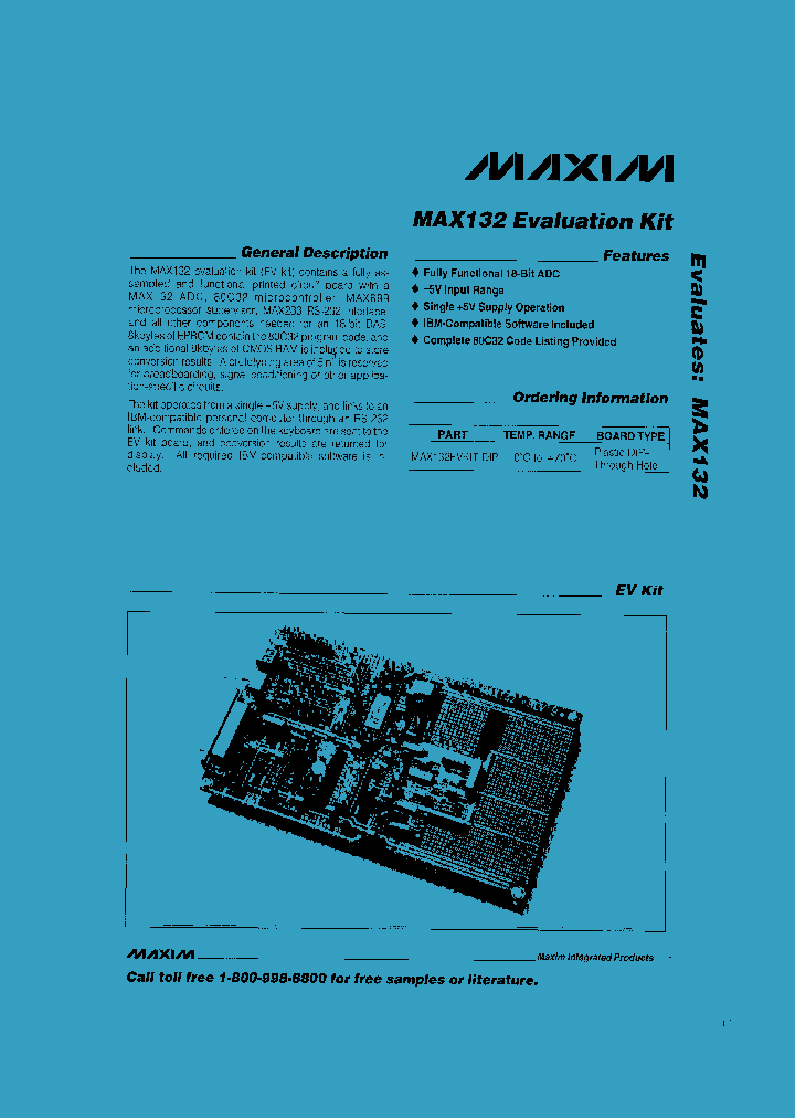 MAX132EVKIT_1272320.PDF Datasheet