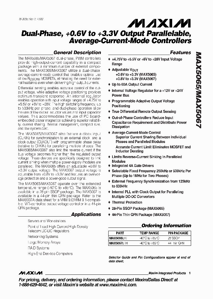 MAX5065EAI_727687.PDF Datasheet