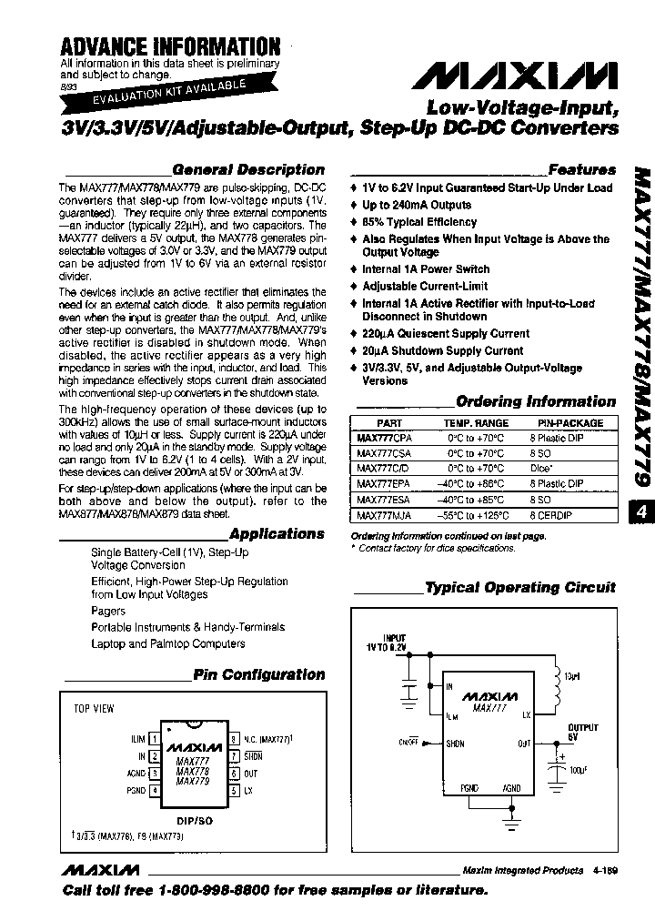 MAX777ESA_833306.PDF Datasheet