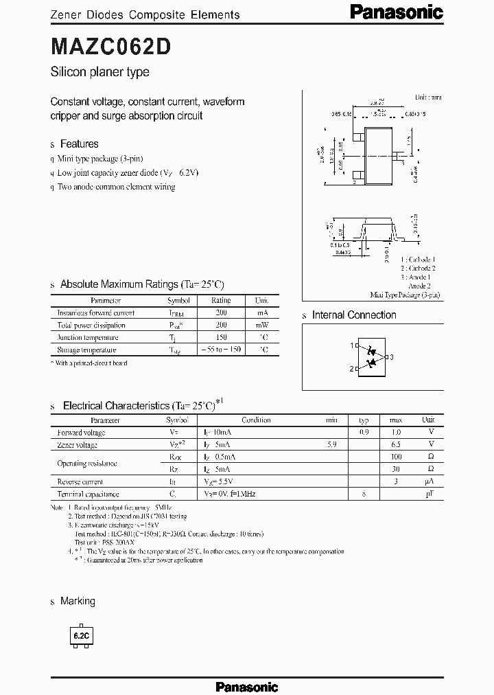 MAZC062D_1274370.PDF Datasheet