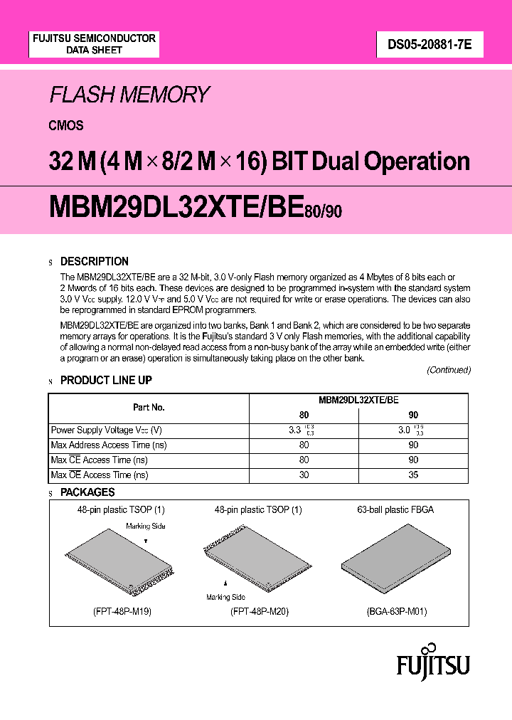 MBM29DL323TE80TN_1091148.PDF Datasheet