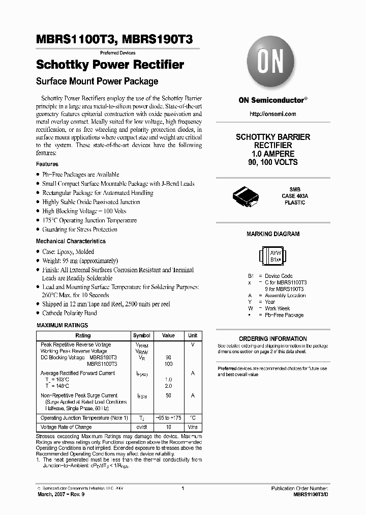 MBRS1100T3G_1150129.PDF Datasheet