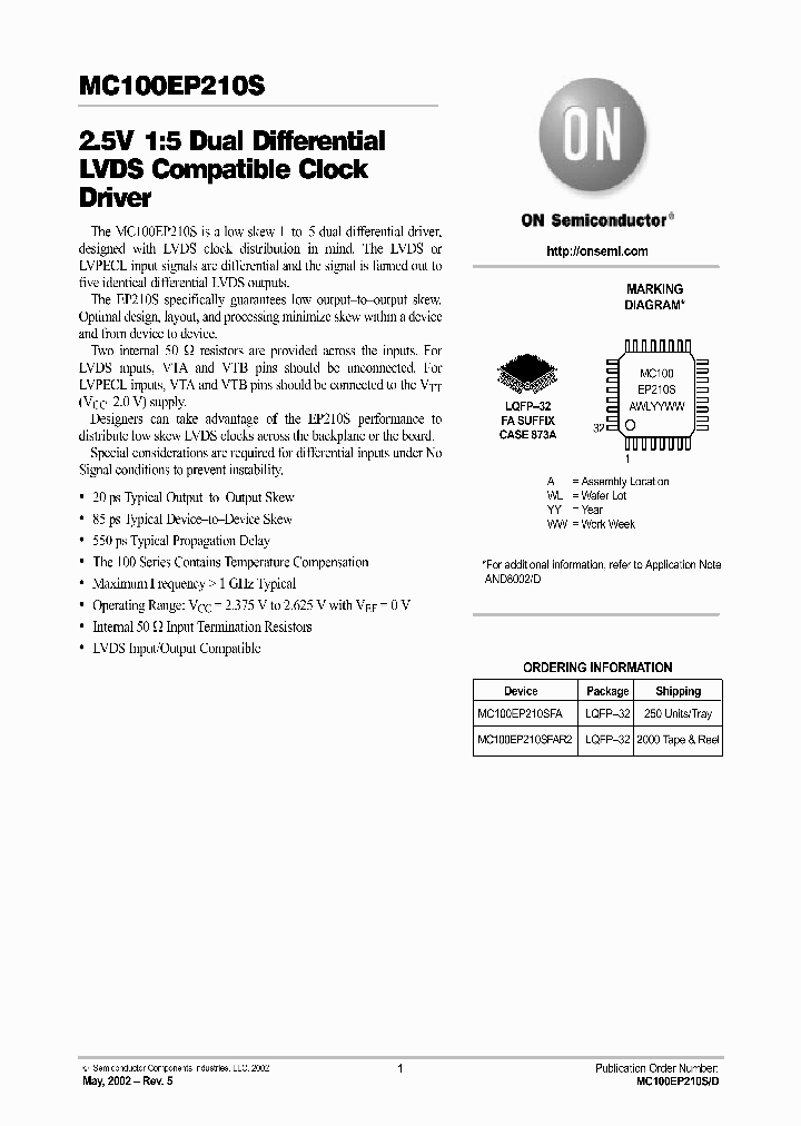 MC100EP210SFA_743024.PDF Datasheet