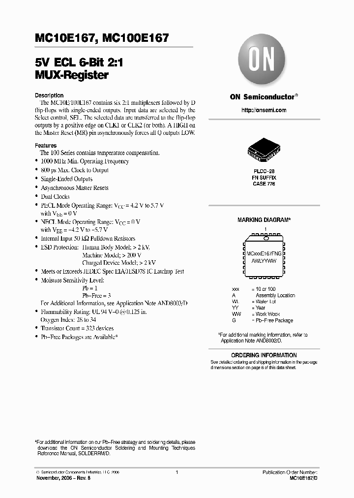 MC100E167FN_741947.PDF Datasheet