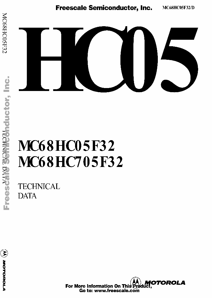MC68HC05F32_1055237.PDF Datasheet