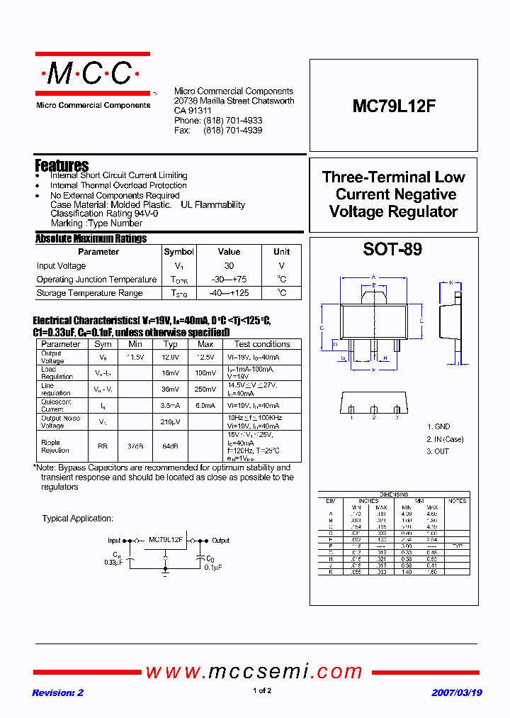 MC79L12F_1277517.PDF Datasheet