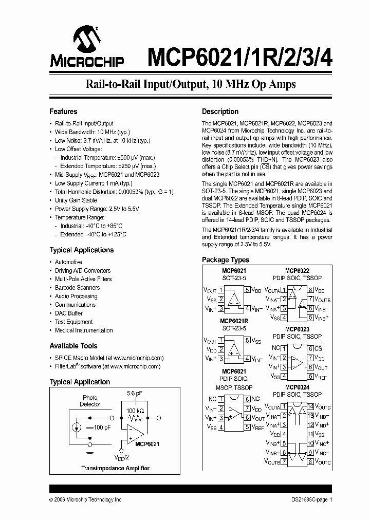 MCP6024T-IST_1277979.PDF Datasheet