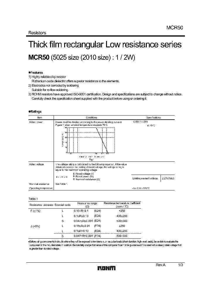 MCR501_1278061.PDF Datasheet