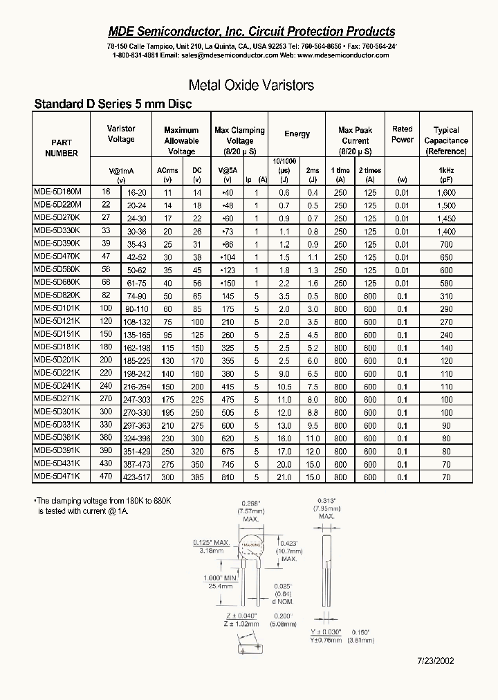 MDE-5D180M_675664.PDF Datasheet