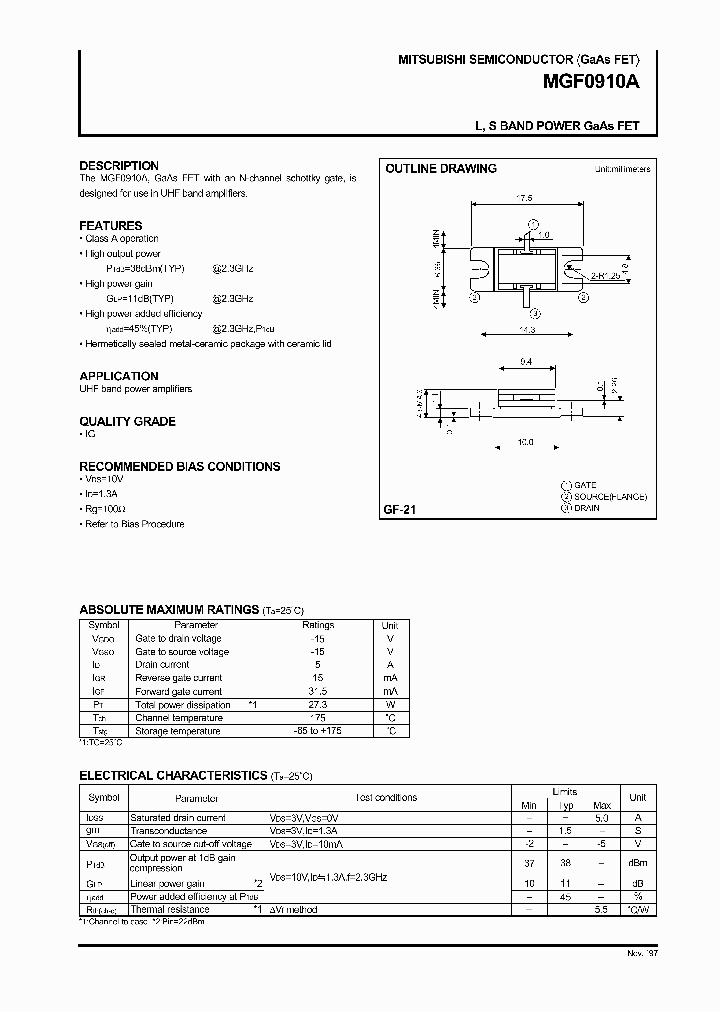 MGF0910A1_1278641.PDF Datasheet