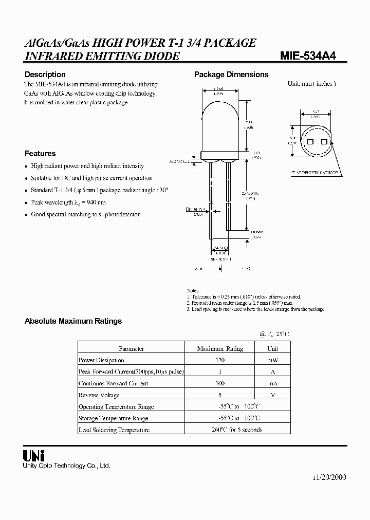 MIE-534A4_1279627.PDF Datasheet