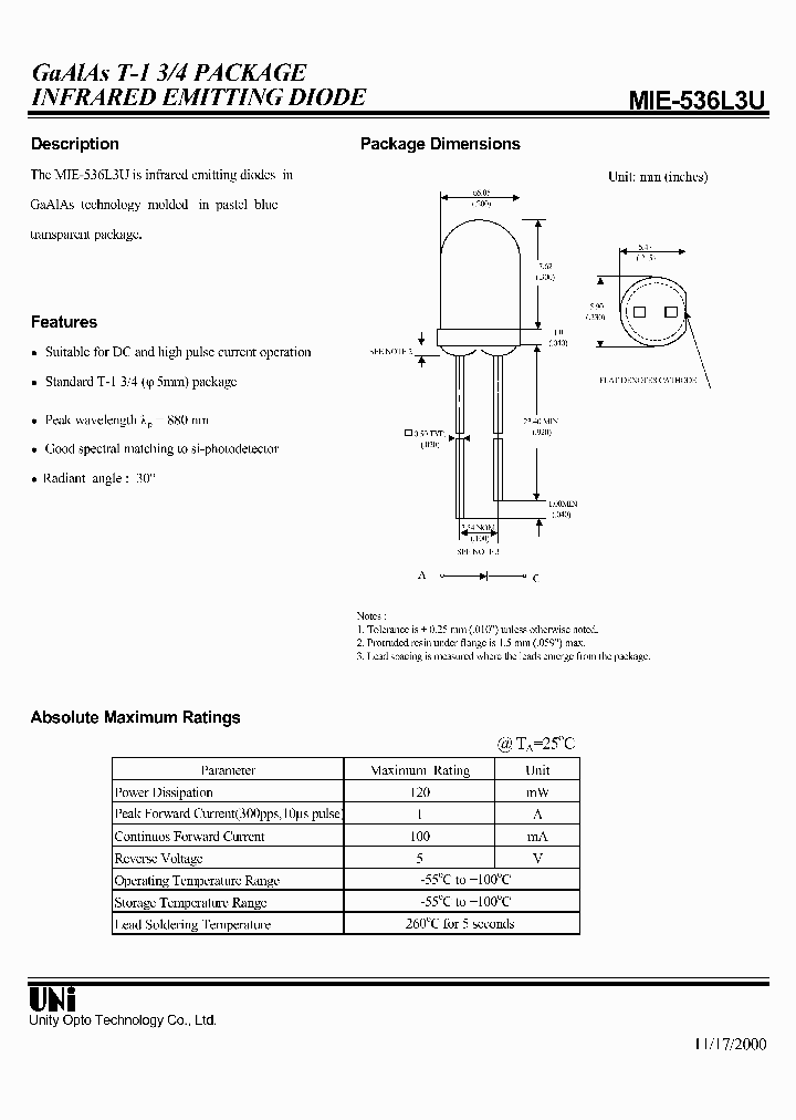 MIE-536L3U_1279632.PDF Datasheet