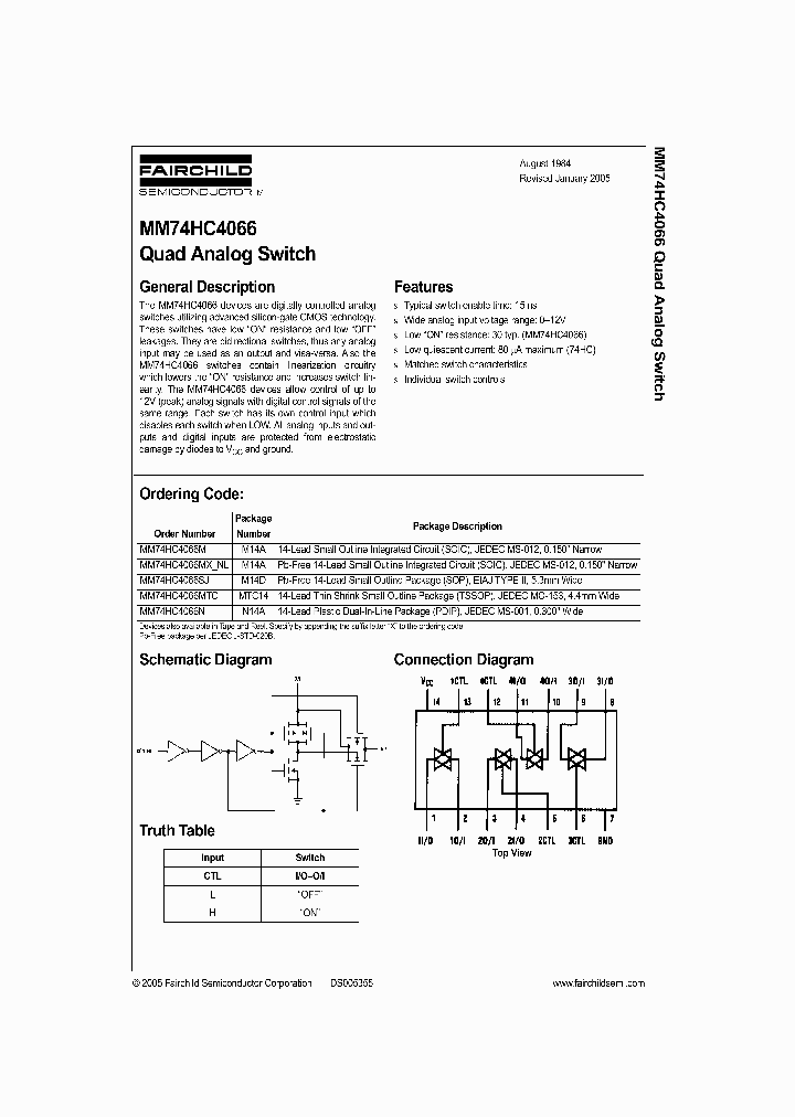 MM74HC4066MXNL_1179234.PDF Datasheet