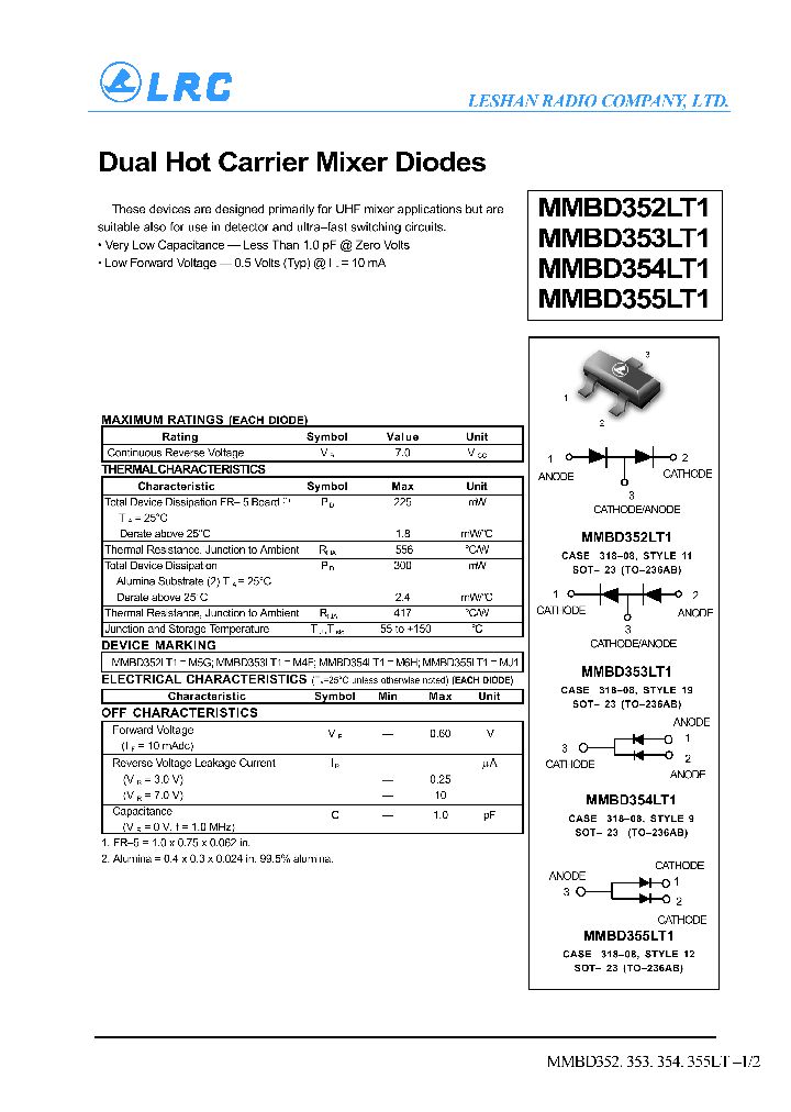 MMBD352LT1_1118668.PDF Datasheet