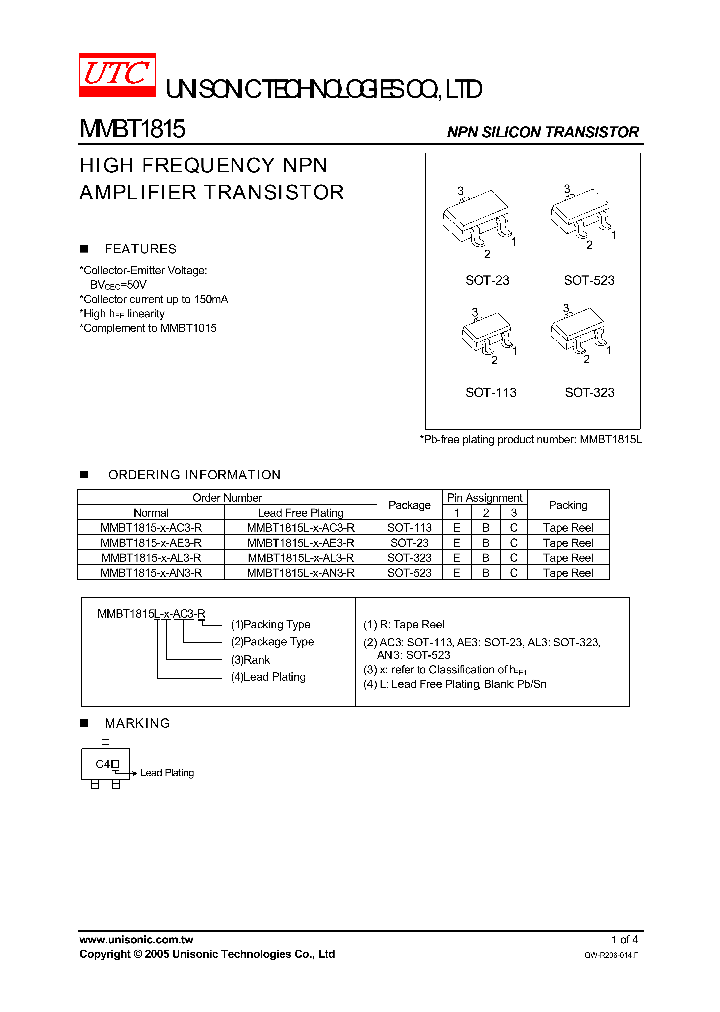 MMBT1815L-GR-AE3-R_749129.PDF Datasheet