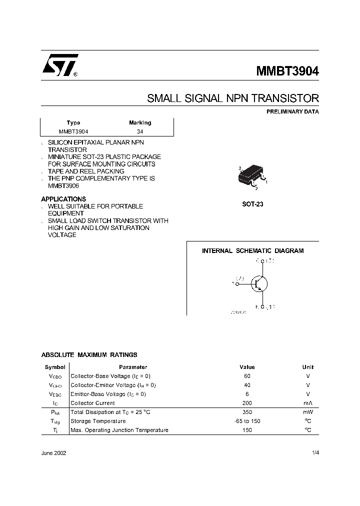 MMBT3904_1281294.PDF Datasheet