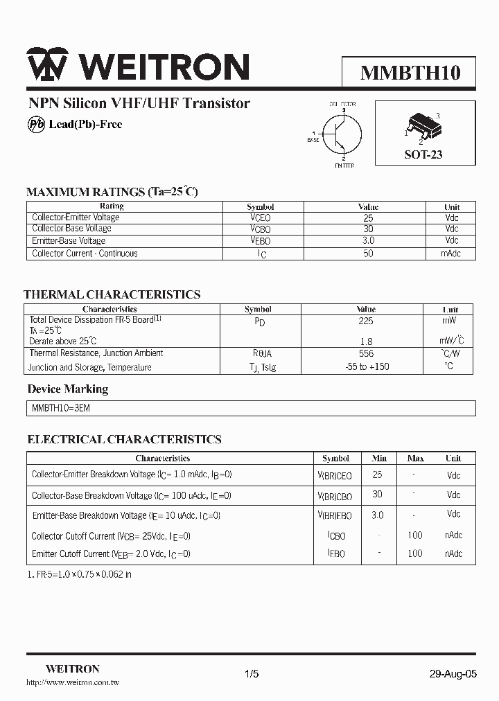 MMBTH10_1096993.PDF Datasheet