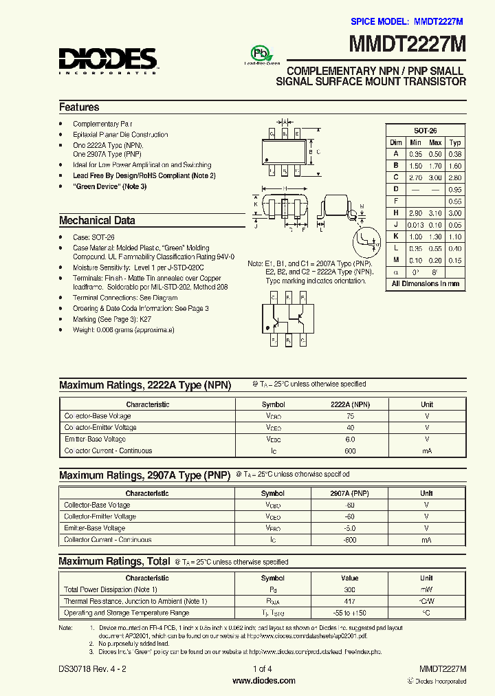 MMDT2227M-7_1281638.PDF Datasheet