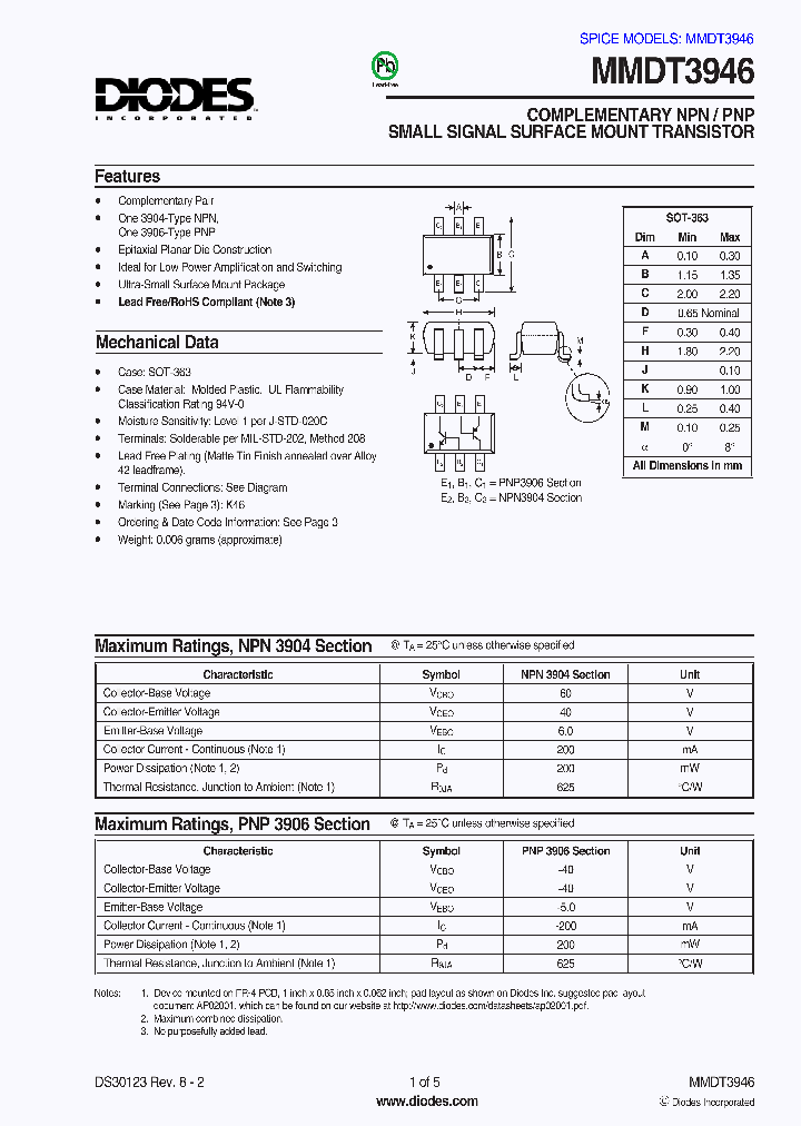 MMDT39461_729835.PDF Datasheet