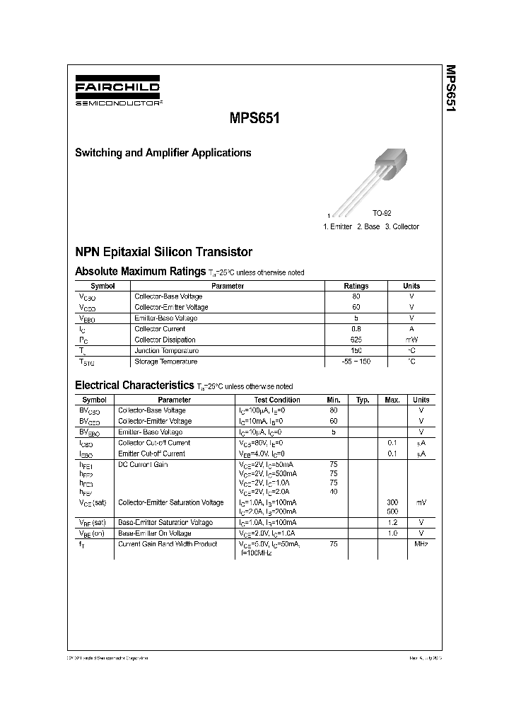 MPS651_1282690.PDF Datasheet