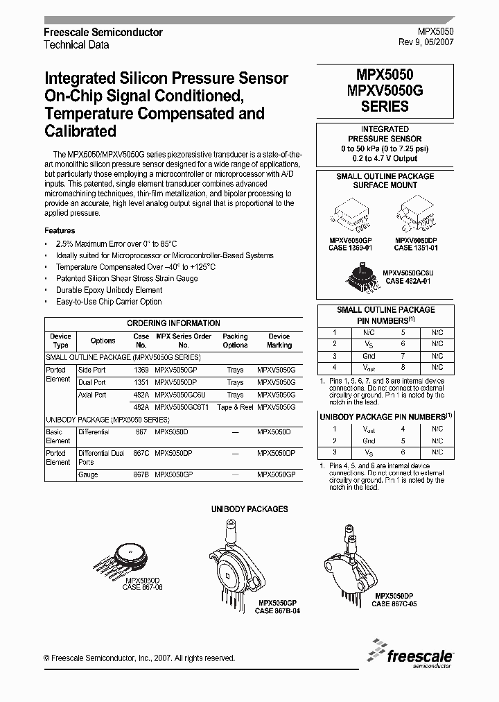 MPX5050_1130399.PDF Datasheet