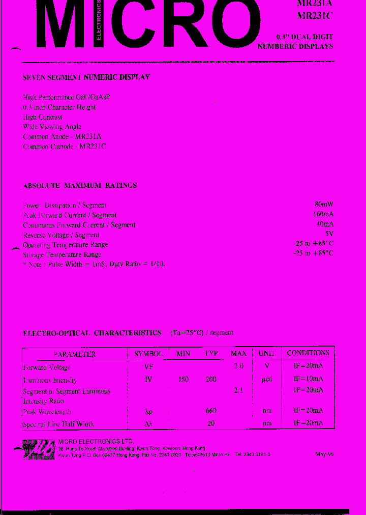 MR231C_1283247.PDF Datasheet