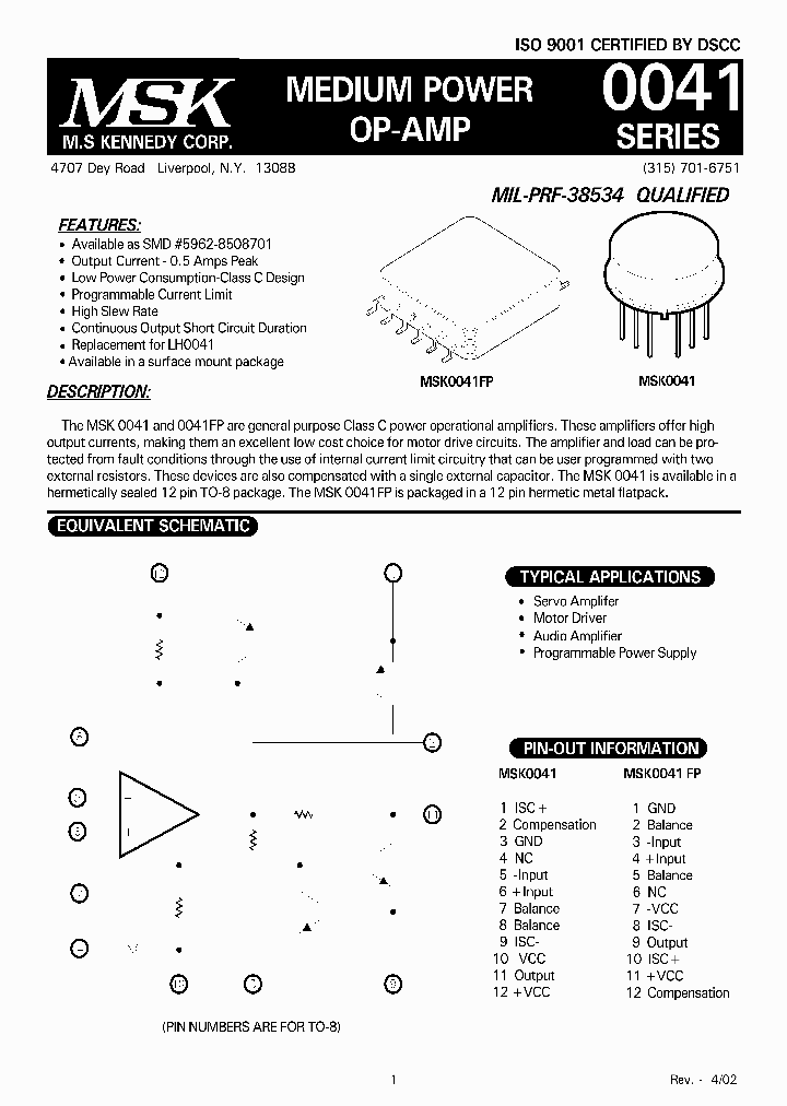 MSK0041E_1284339.PDF Datasheet