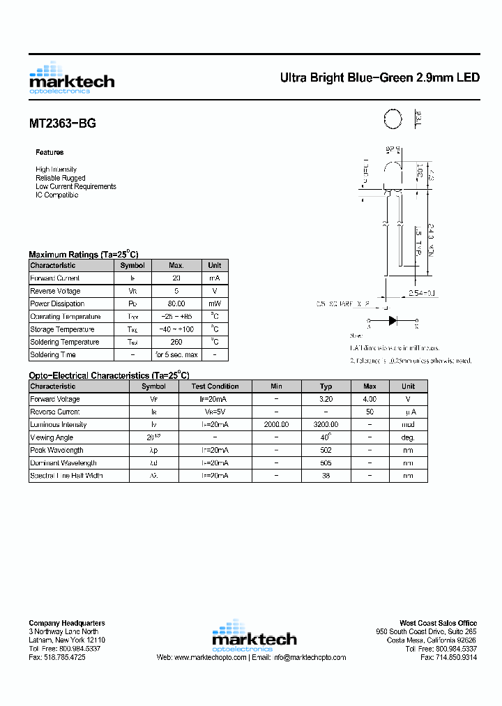 MT2363-BG_1285027.PDF Datasheet