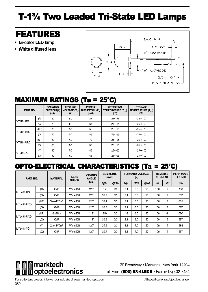 MT5491-YG_1285191.PDF Datasheet