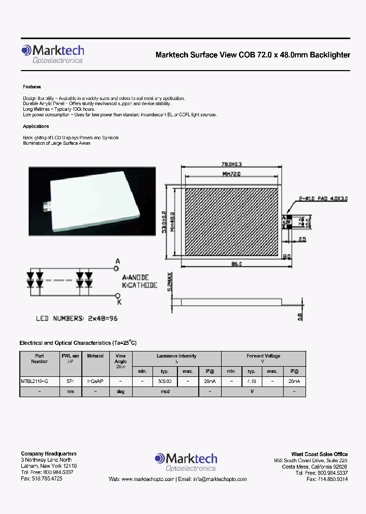 MTBL2119-G_1285530.PDF Datasheet