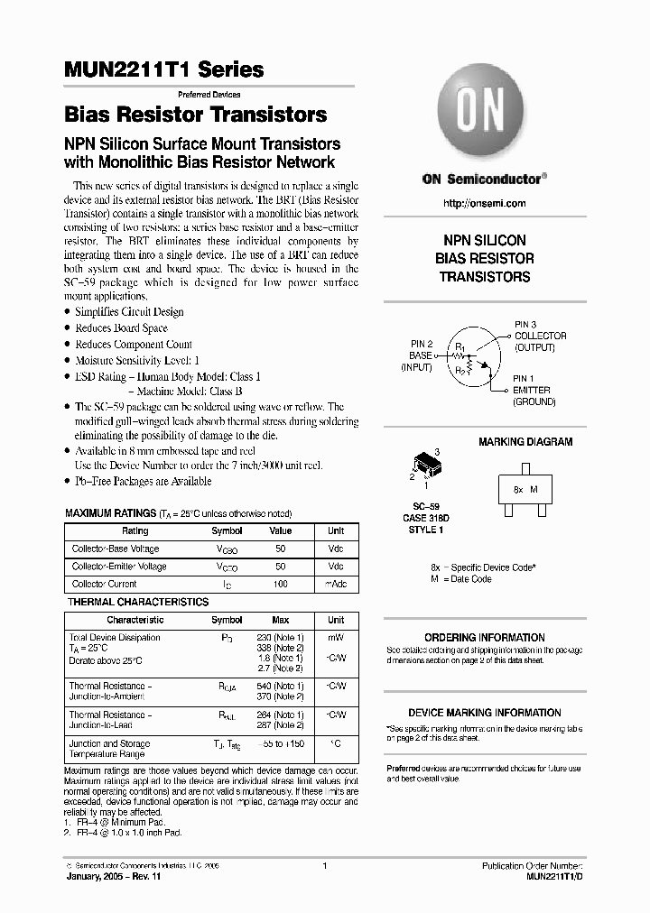 MUN2211T1_1149875.PDF Datasheet