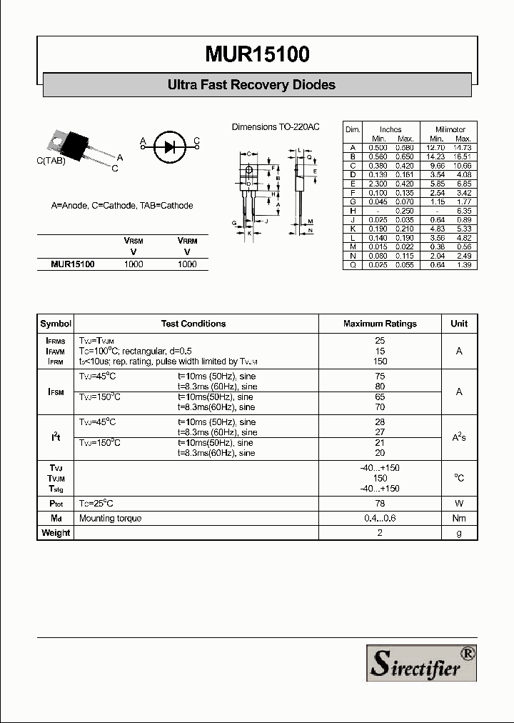 MUR6020PT_1125969.PDF Datasheet