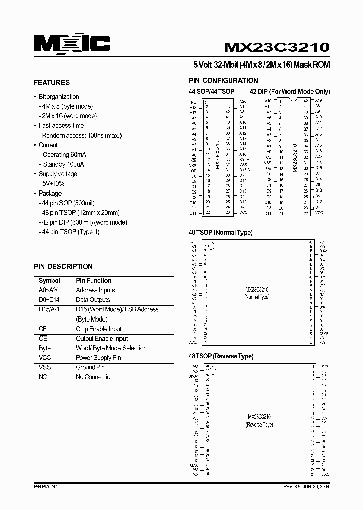 MX23C3210YC-15_1286559.PDF Datasheet