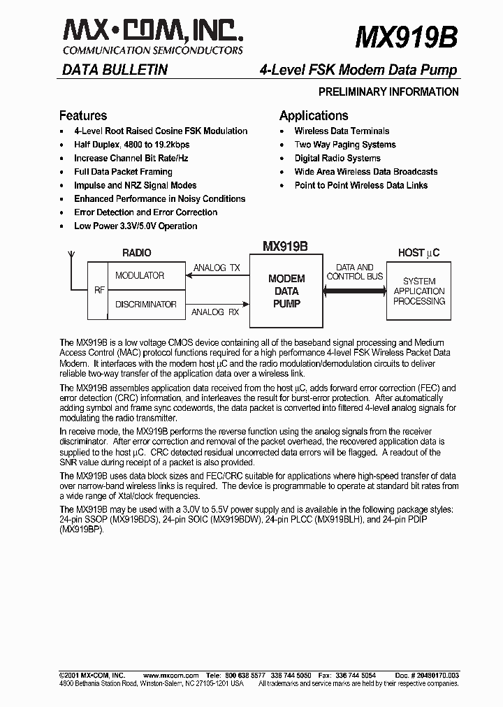 MX919BP_1286804.PDF Datasheet