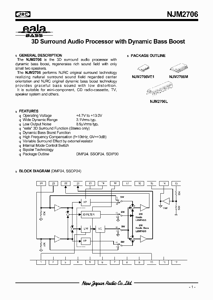 NJM2706_1288911.PDF Datasheet