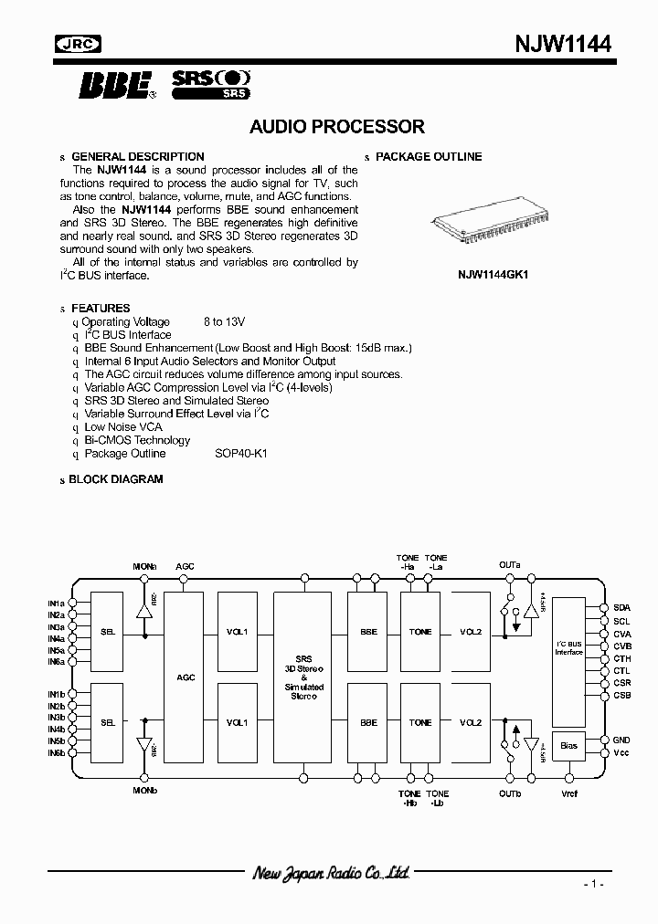 NJW1144GK1_1289251.PDF Datasheet