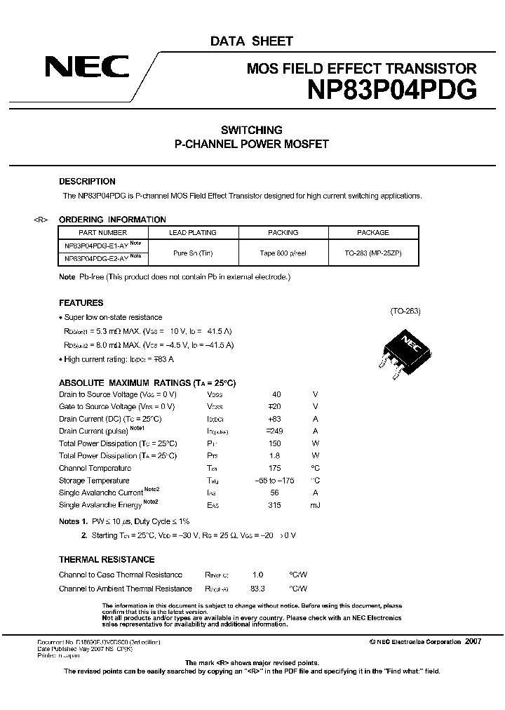 NP83P04PDG_1187182.PDF Datasheet