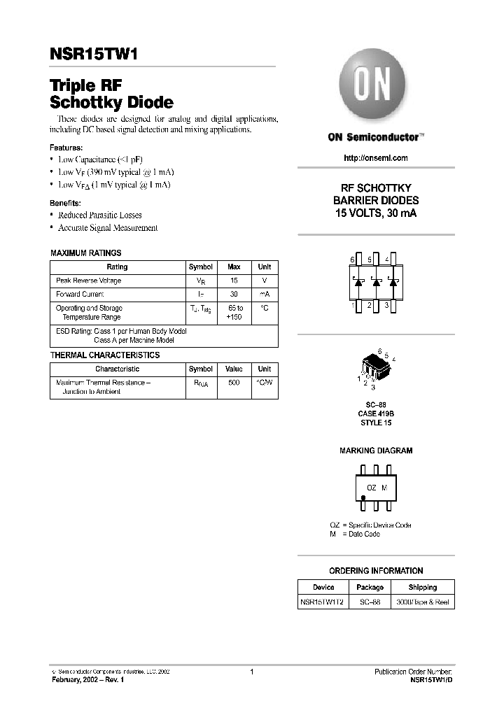 NSR15TW1_1172899.PDF Datasheet