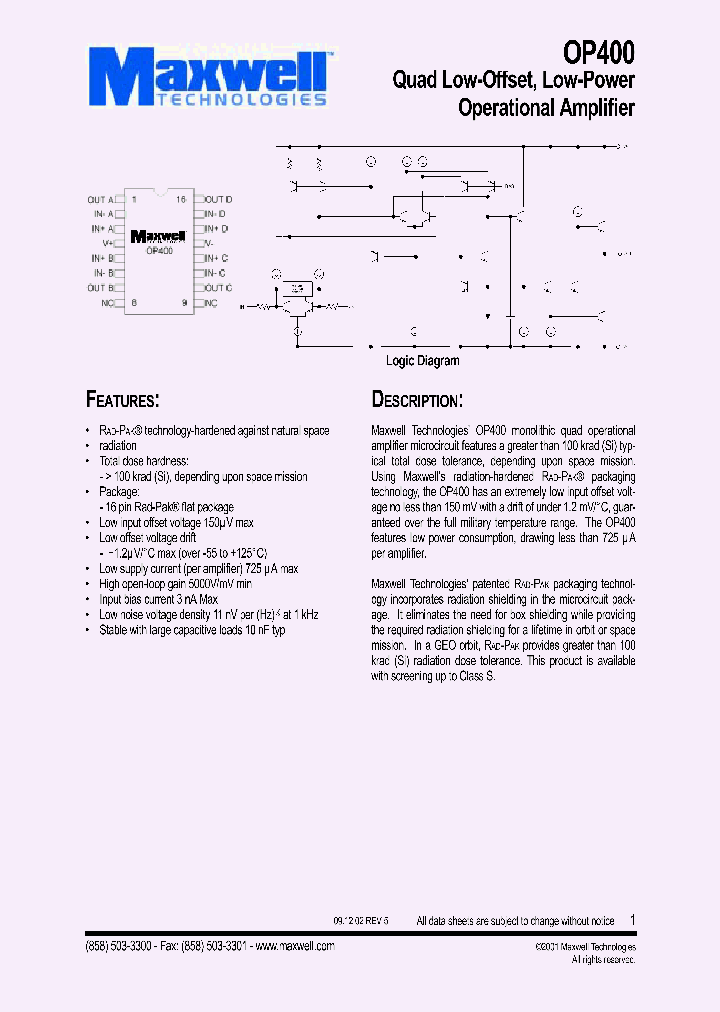 OP400_1129991.PDF Datasheet