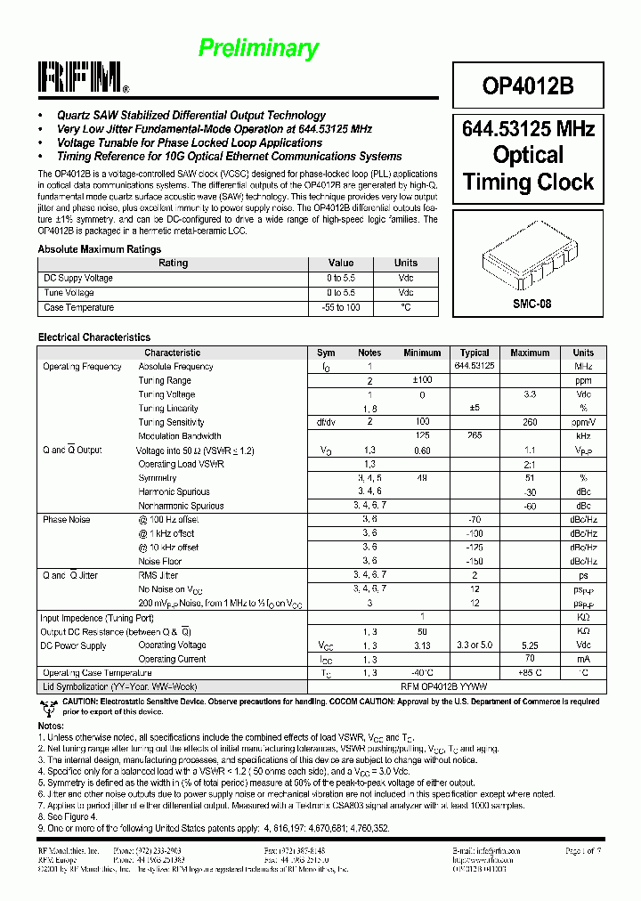 OP4012B_1292112.PDF Datasheet