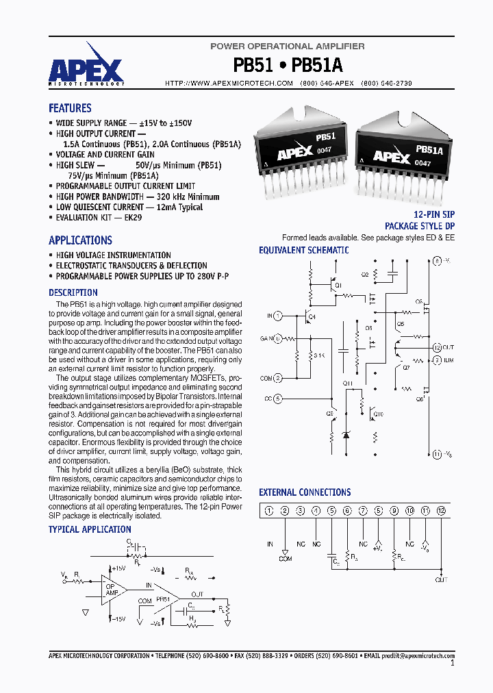PB51A_1293610.PDF Datasheet