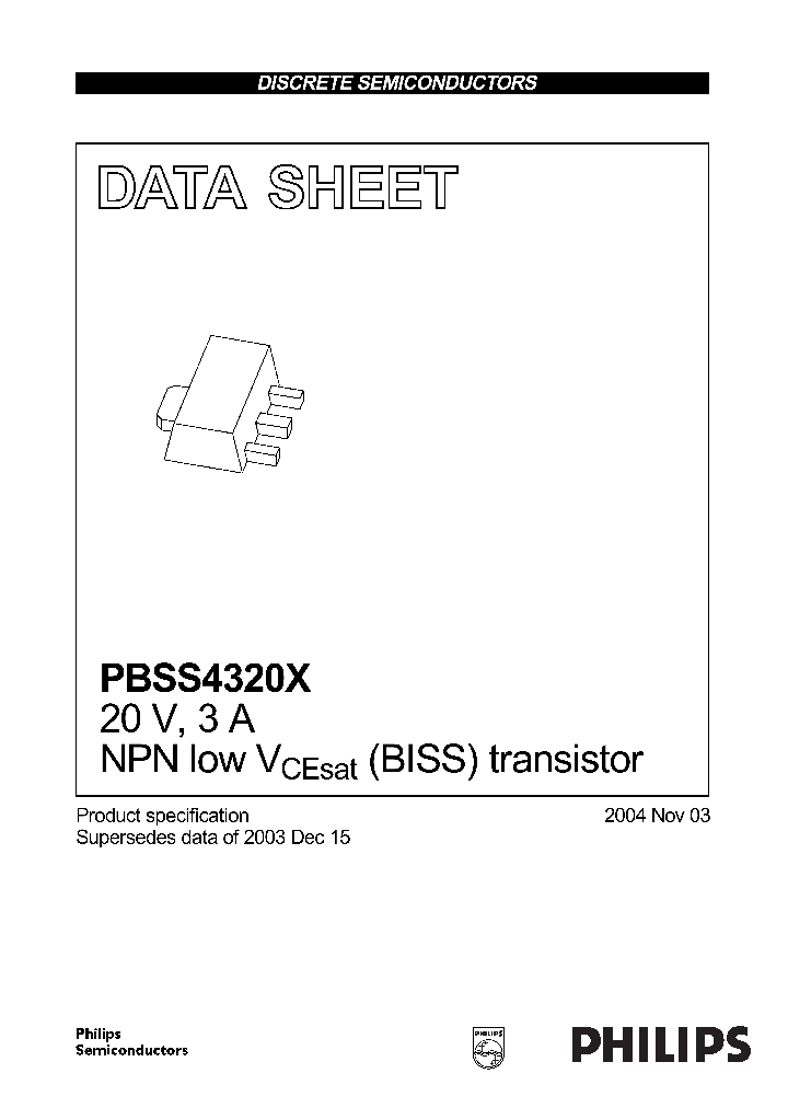 PBSS4320X_1293758.PDF Datasheet