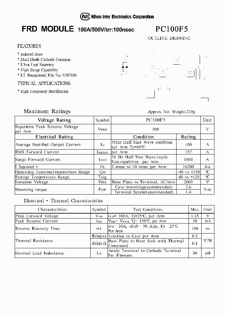 PC100F5_1052620.PDF Datasheet