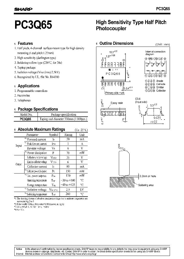 PC3Q65_1132365.PDF Datasheet