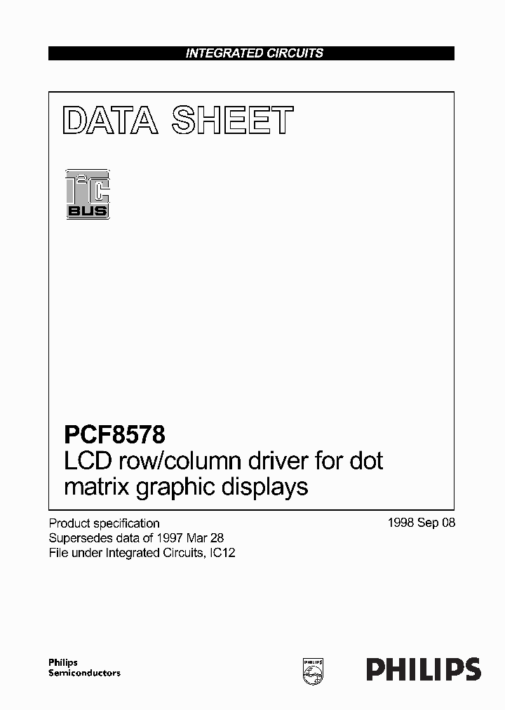 PCF8578U2_1294316.PDF Datasheet