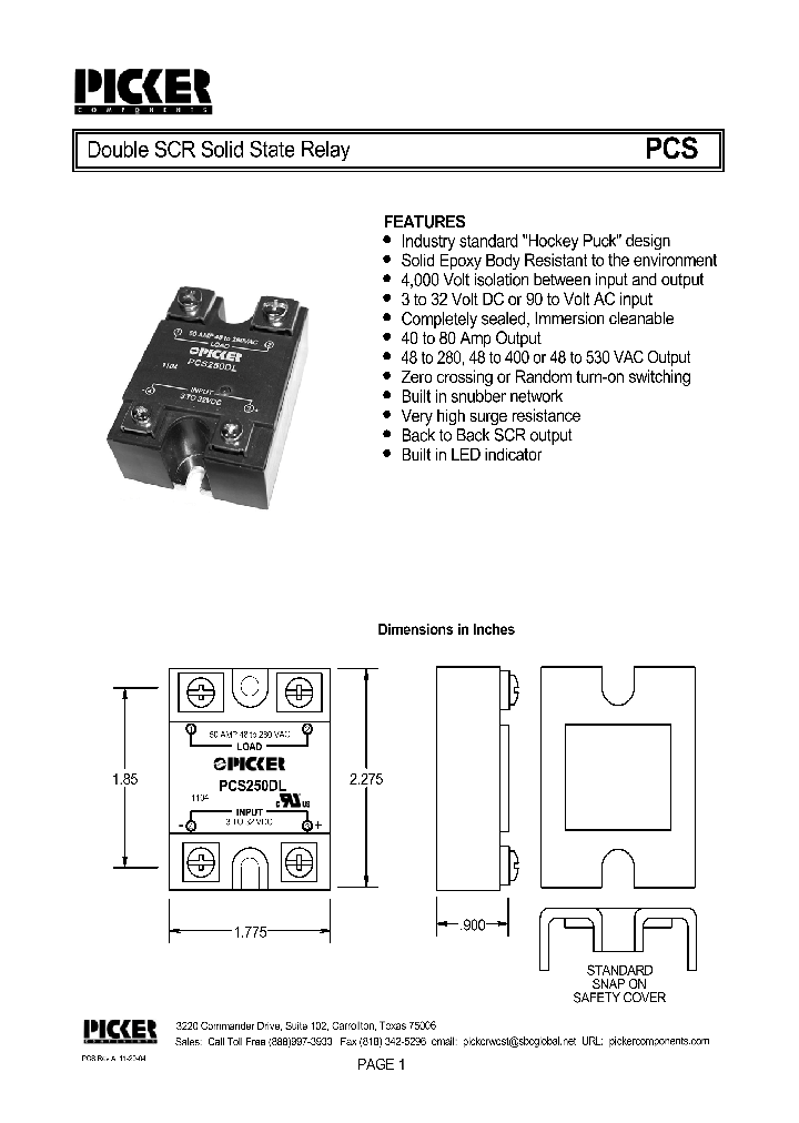 PCS240A1-1_617627.PDF Datasheet