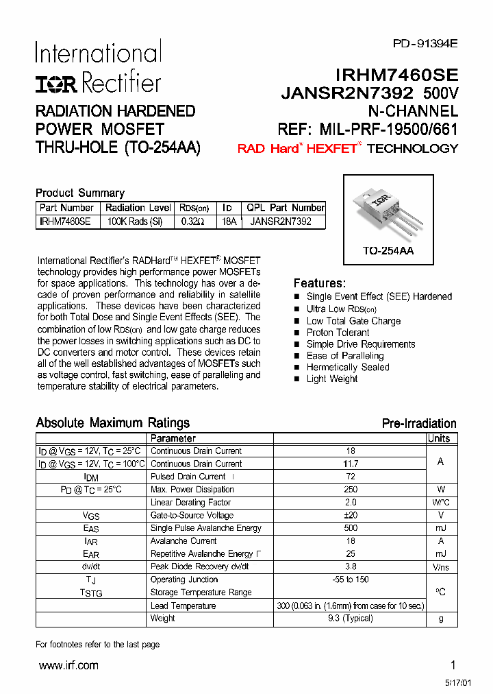 JANSR2N7392_681733.PDF Datasheet