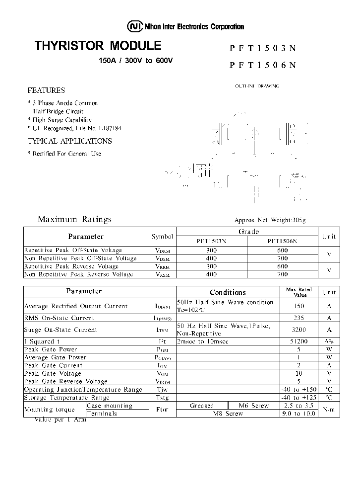 PFT1503N_1044612.PDF Datasheet