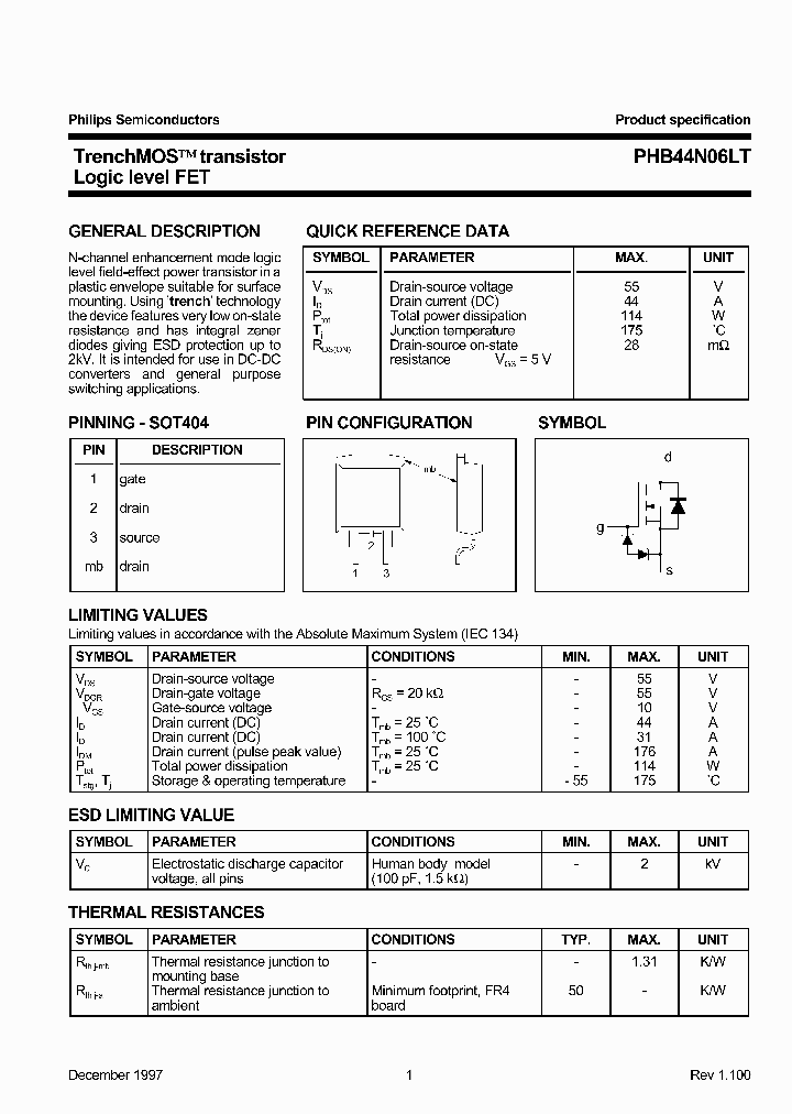 PHB44N06LT_1295430.PDF Datasheet