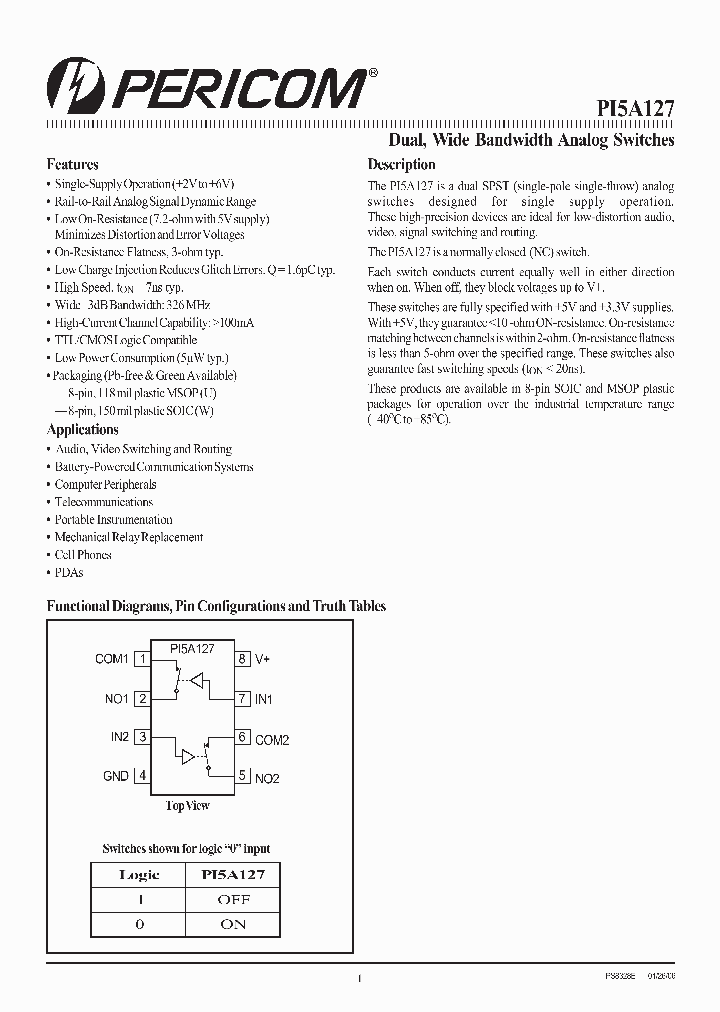 PI5A127WX_1295837.PDF Datasheet